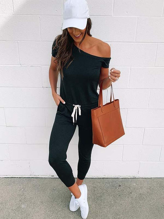 Stunncal One Shoulder Jumpsuit