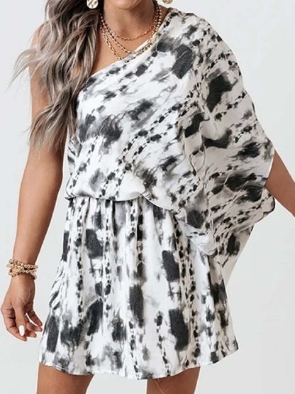 Stunncal Print Single Sleeve Dress