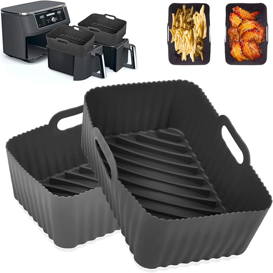 Dual Zone Air Fryer Liner Accessories 2Pcs