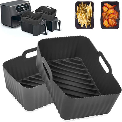 Dual Zone Air Fryer Liner Accessories 2Pcs