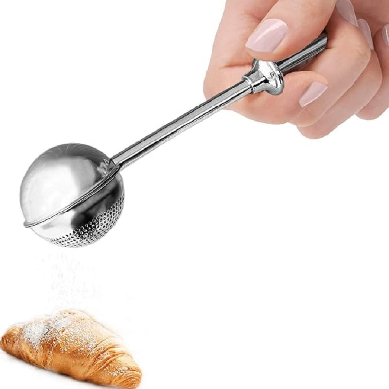 Powdered Sugar Shaker Duster Flour Dispenser Shaker