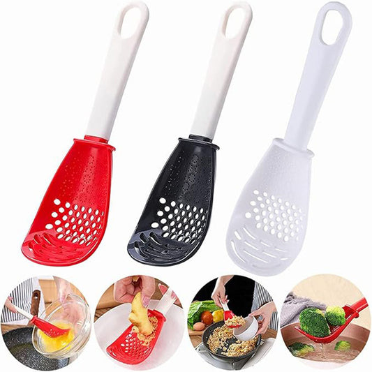 6 in 1 Multifunctional Kitchen Cooking Spoon set of 3