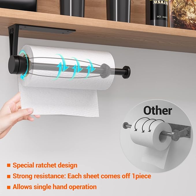 Paper Towel Holder Under Cabinet