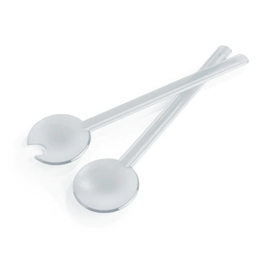 SALAD SERVER SPOONS - SERVING TONGS