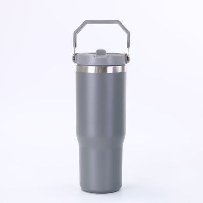 IceFlow Stainless Steel Tumbler with Straw 30oz