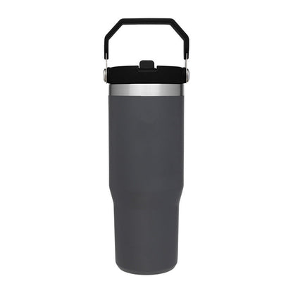 IceFlow Stainless Steel Tumbler with Straw 30oz