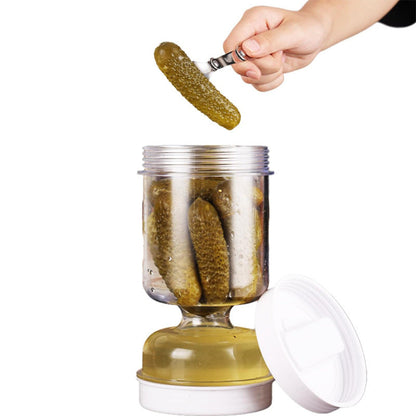 Pickle and Olive Hourglass Jar